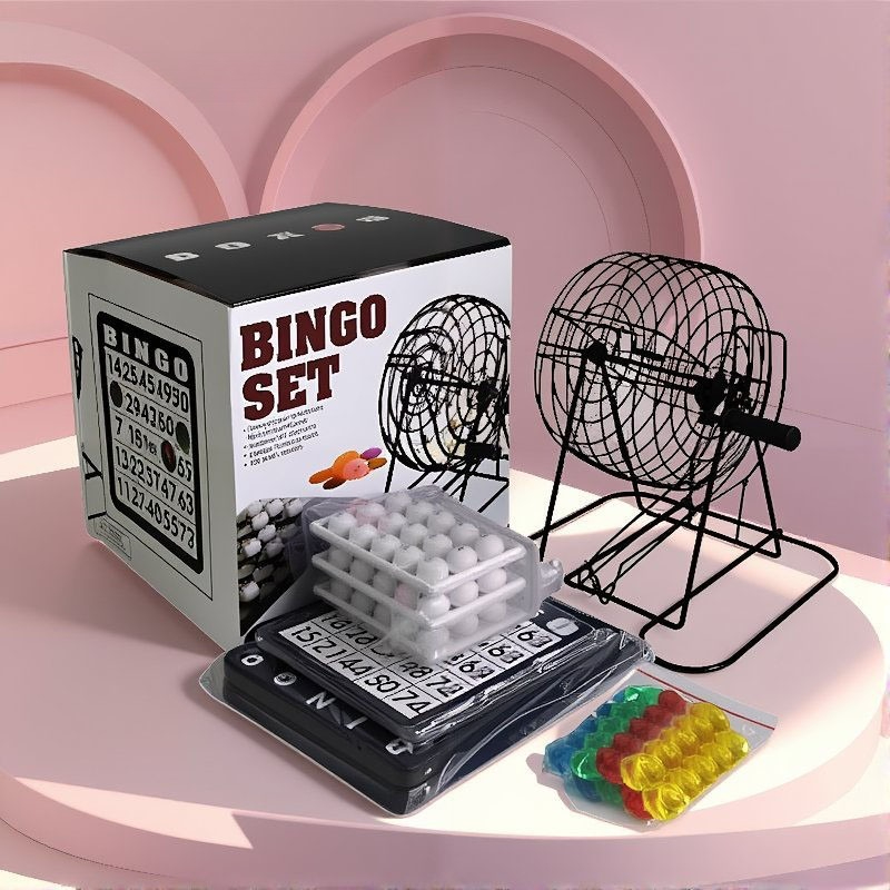 Party Games For Adults Large Group - Set da gioco Bingo in acciaio,