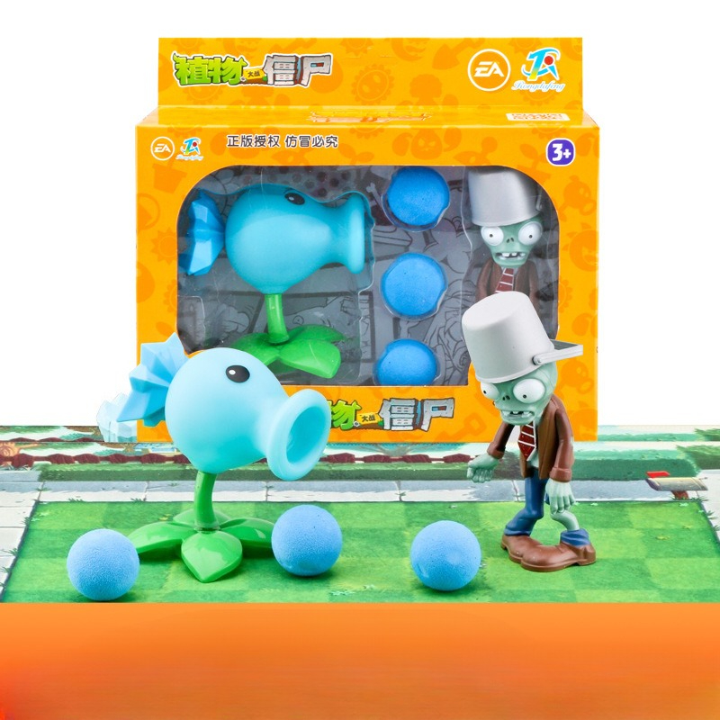 Zombie Party Games - Set di Giocattoli Peashooter del Gioco