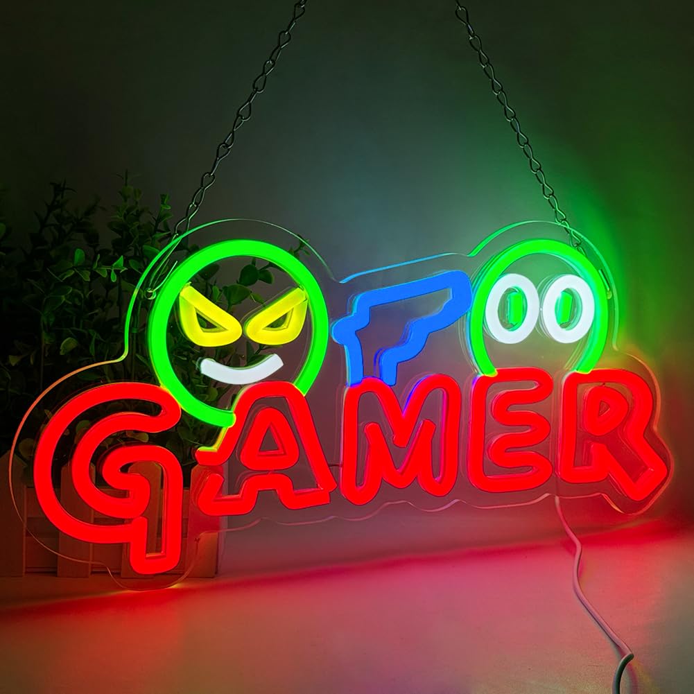 Insegna al Neon LED per Gamer, - Party Games School recensione e prezzo