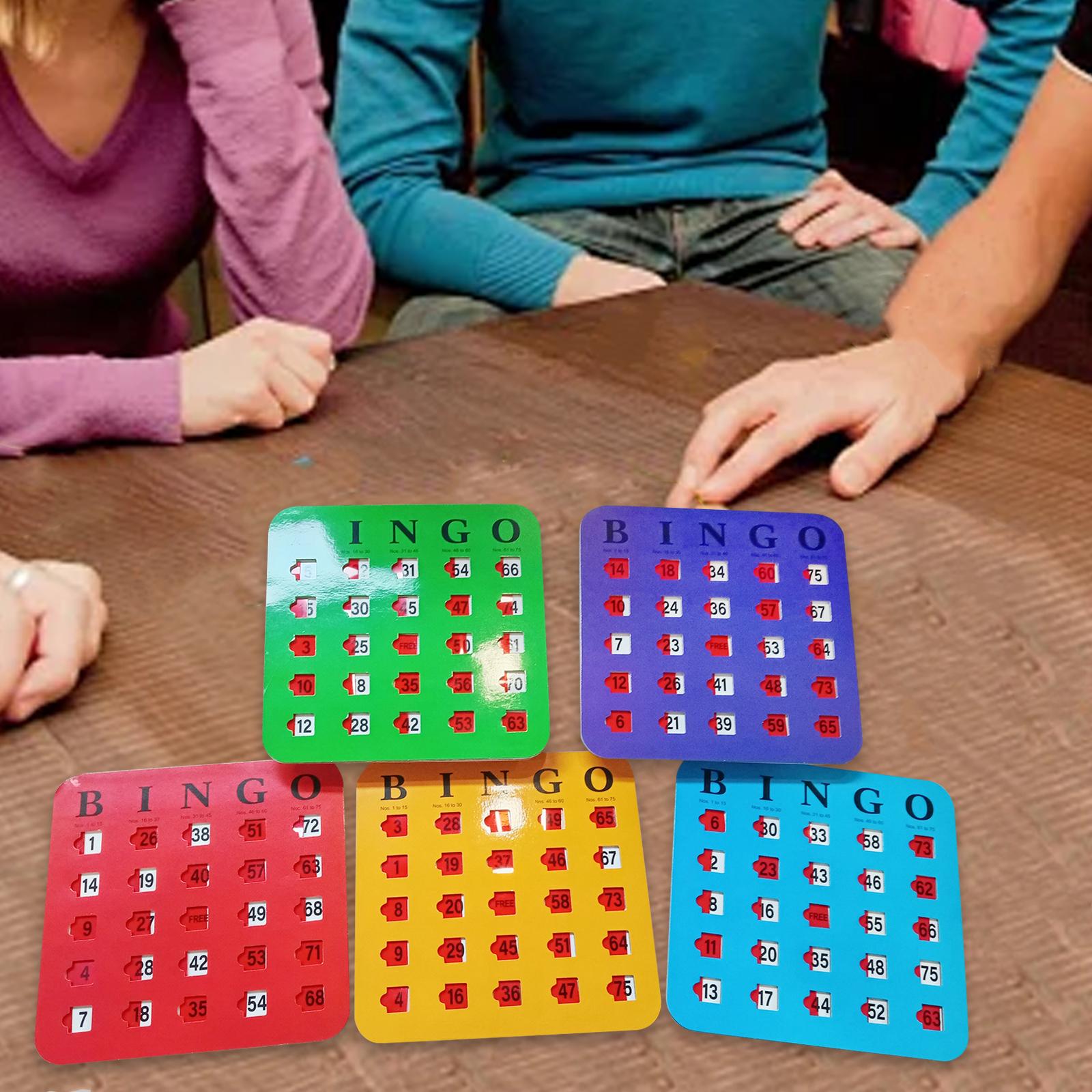 5 Pezzi Grande Stampa Bingo Ca - Party Games For Adults Large Group recensione e prezzo