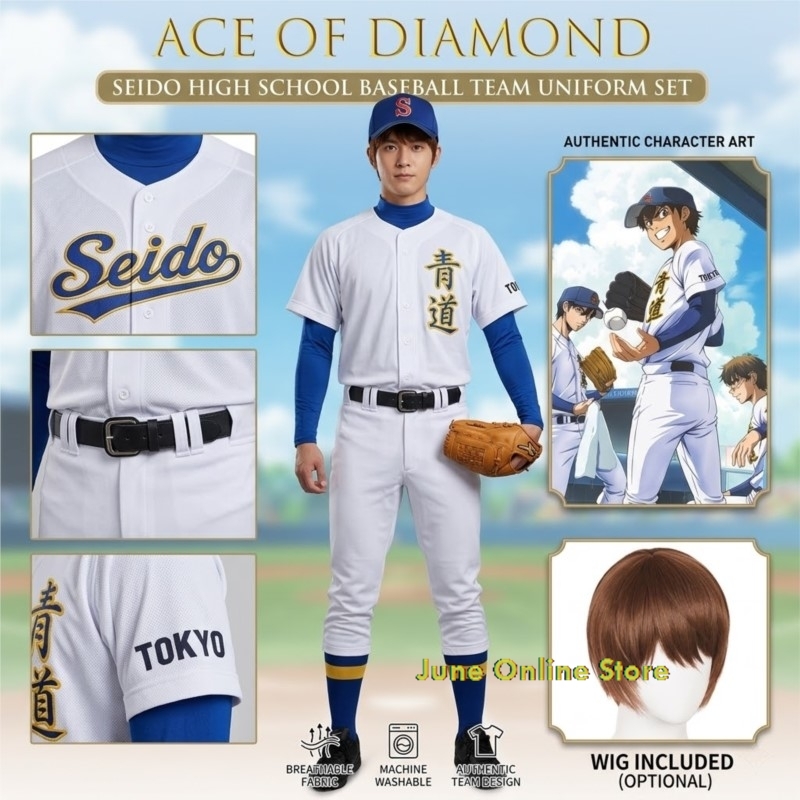 Costumi Cosplay Diamond Ace, U - Party Games School recensione e prezzo